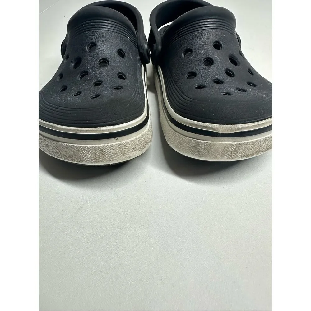 Crocs Crocband Clog Black US Kids/Toddler Size C 9 Rubber Back Strap